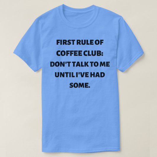 FUNNY COFFEE SHIRT (Design vorne)