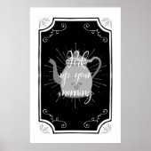 Funny Coffee Sign Poster (Vorne)