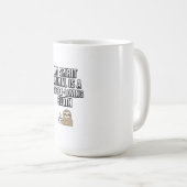 Funny Coffee Sloth T - Shirt | Mein Geist Tier ist Kaffeetasse (VorderseiteRechts)