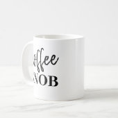 Funny Coffee Snob Sarcastic Kaffee Tasse (Vorderseite Links)