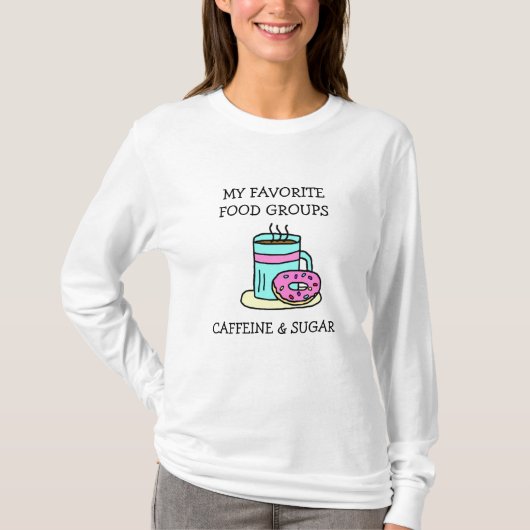 Funny Coffee Spaß T-Shirt (Vorderseite)