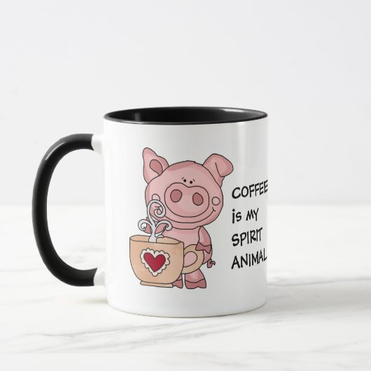 Funny Coffee Spirit Animal Tasse (Links)