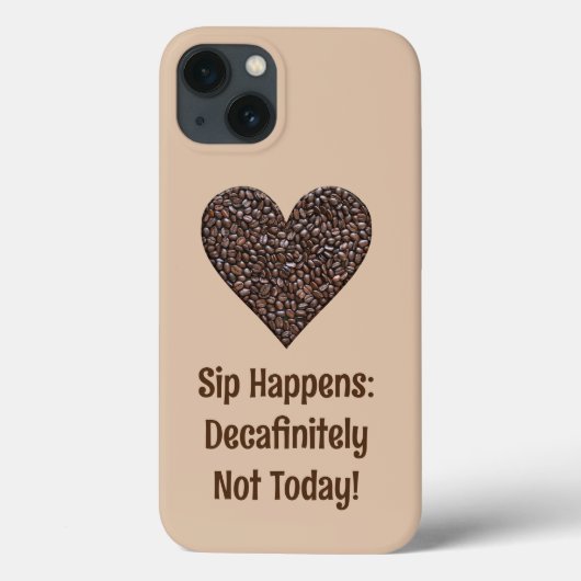Funny Coffee Sprichwort Phone Case (Rückseite)