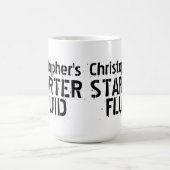 Funny Coffee Starter Fluid Personalisiert Name Tasse (Mittel)