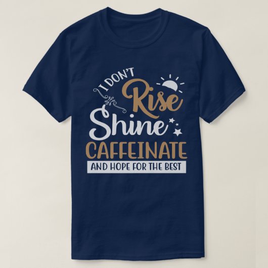 Funny Coffee T-Shirt (Design vorne)
