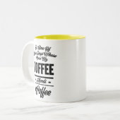 Funny Coffee Tasse (Vorderseite Links)