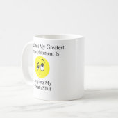 Funny Coffee Tasse (Vorderseite Links)