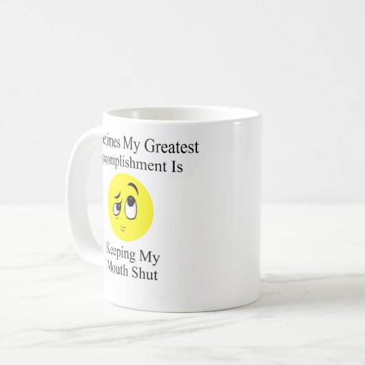 Funny Coffee Tasse (Vorderseite Links)