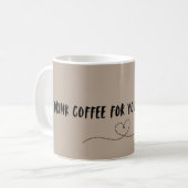 Funny coffee Tasse (Vorderseite Links)
