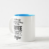 Funny Coffee Tasse (Vorderseite Links)