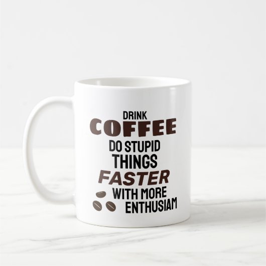 Funny Coffee Tasse (Links)