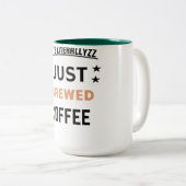Funny Coffee Tasse 15 oz, Green Coffee Cup, Tasse (VorderseiteRechts)