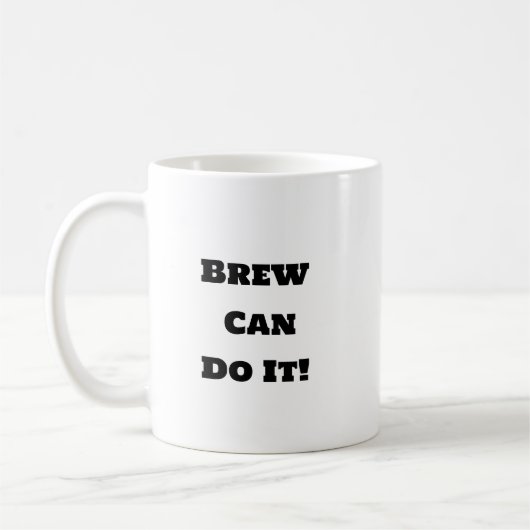 Funny Coffee Tasse - Brew Motivation (Links)