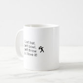 Funny Coffee Tasse - Cricket (Vorderseite Links)