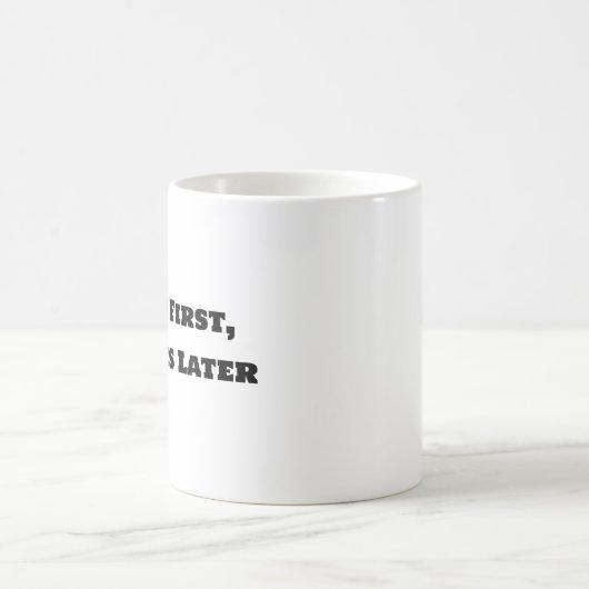 Funny Coffee Tasse - Erste Kaffeemaschinen später (Mittel)