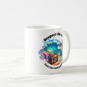 Funny coffee Tasse et Respémeer (weiß) (VorderseiteRechts)