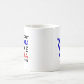 Funny Coffee Tasse für Männer | Name und Monogramm (Mittel)