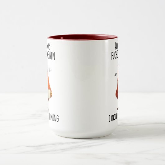 Funny Coffee Tasse | "Hier geht's F*cking nochmal" (Zentrum)