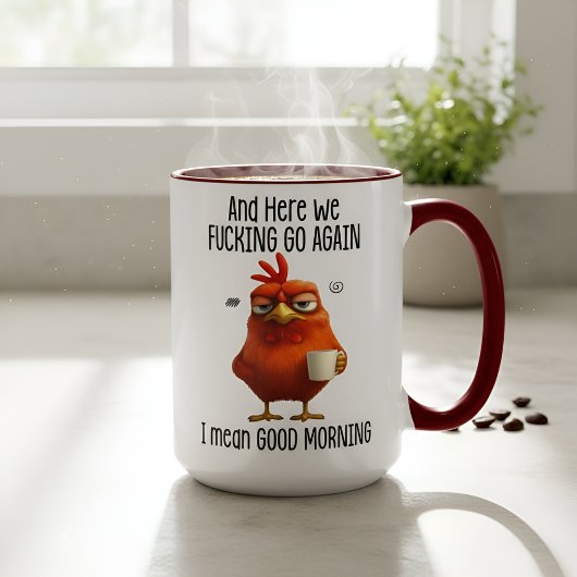 Funny Coffee Tasse | "Hier geht's F*cking nochmal"