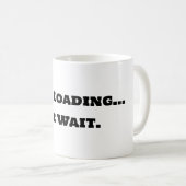 Funny Coffee Tasse - Koffeinbelastung (VorderseiteRechts)