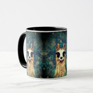Funny Coffee Tasse mit Curious Llama