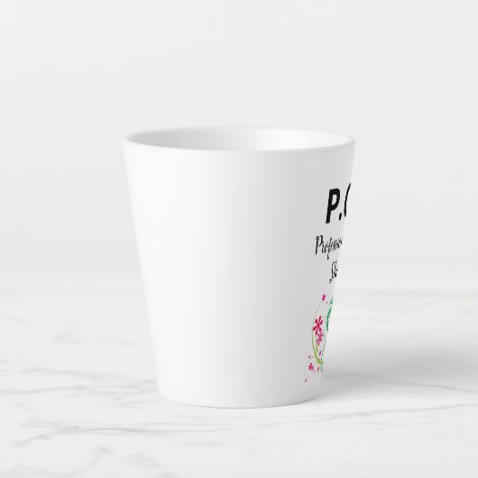 Funny Coffee Tasse P.O.S Beruflich Online Shop (Vorderseite)