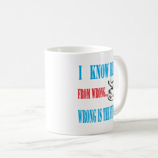 Funny Coffee Tasse | Richtige oder falsche Tasse | (VorderseiteRechts)