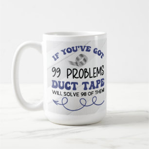 Funny Coffee Tasse - Sassy Duct Tape Quote Vater G