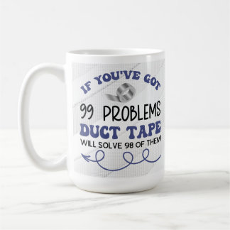 Funny Coffee Tasse - Sassy Duct Tape Quote Vater G
