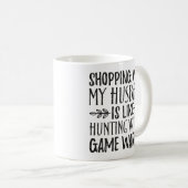 Funny Coffee Tasse - Shopping Coffee Tasse (VorderseiteRechts)