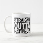 Funny Coffee Tasse, Straight Outta Patientin Kaffeetasse (Links)