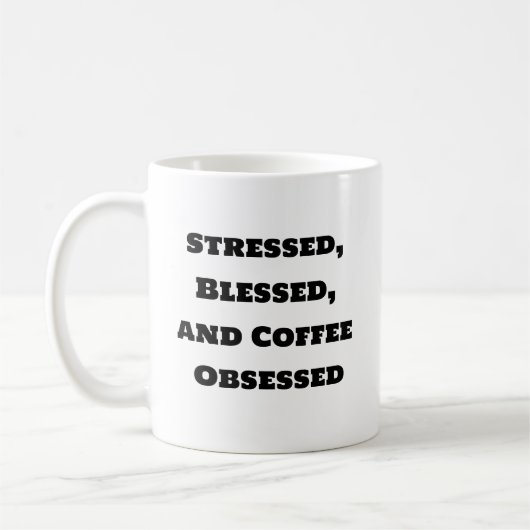 Funny Coffee Tasse - Stressgesegnete Kaffeebrücke (Links)