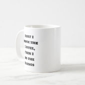 Funny Coffee Tasse - Tun Sie die Dinge (Vorderseite Links)
