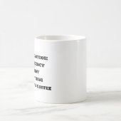 Funny Coffee Tasse - Verarbeitende Tasse (Mittel)