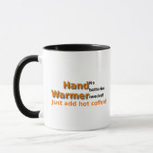 Funny Coffee Tasse Zitat Hand Warmer (Links)