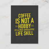 Funny Coffee Telefonnummerkarte (Vorderseite)