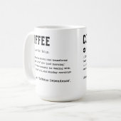 Funny Coffee - The Magical Pop Tasse (Vorderseite Links)