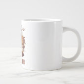 Funny Coffee Time Cup for Coffee Lovers, Friends Jumbo-Tasse (Rechts)
