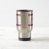 Funny Coffee Travel Mug | Sei mehr wie Kaffee Reisebecher (Mittel)
