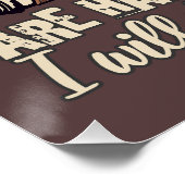 Funny Coffee und ich haben einen Moment Cat Poster (Ecke)