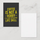 Funny Coffee Visitenkarte (Vorne/Hinten)