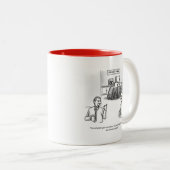 Funny Coffee Workplace Spaß Tasse (VorderseiteRechts)