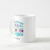 Funny Coffee Yawn Kaffeetasse (Vorderseite Links)