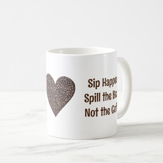 Funny Coffee Zitat Kaffeetasse (VorderseiteRechts)