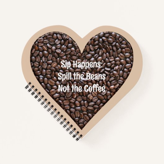 Funny Coffee Zitat Notizblock (Vorderseite)