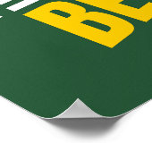 Funny Coffee Zitat Poster (Ecke)