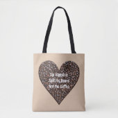Funny Coffee Zitat Tasche (Vorderseite)