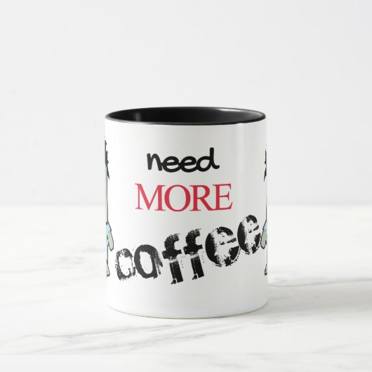 Funny Coffee Zombie Tasse (Zentrum)