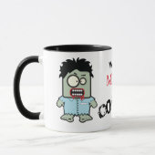 Funny Coffee Zombie Tasse (Links)