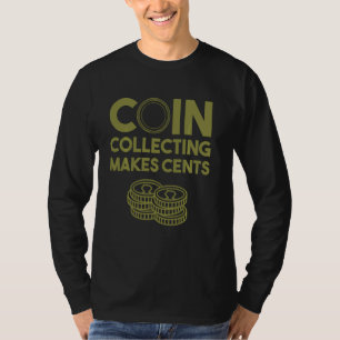 Funny Coin Sammeln für Männer Frauen 50 Cent Colle T-Shirt